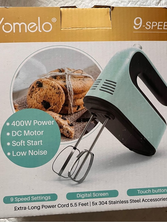 yomelo Other - Hand Mixer - 400W, 9 Speeds, Digital Touch